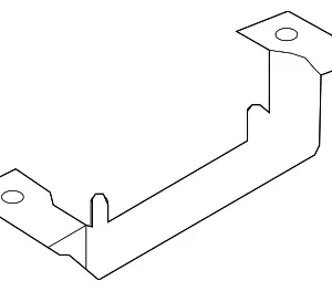 Vapor Canister Bracket - Mazda (EG21-42-660A)