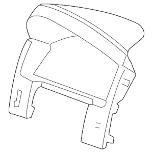Instrument Cluster Bezel - Mazda (ZZCA-55-410-05)