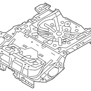 Rear Floor Pan - Mazda (BBY2-53-710)