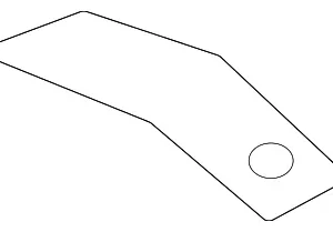Front Floor Pan Rear Bracket - Mazda (VC67-53-6JX)
