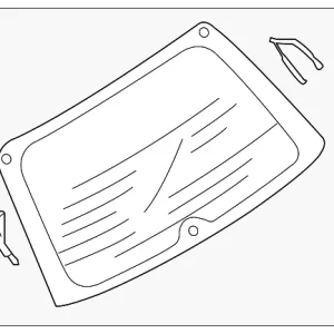 Glass Assembly - Mazda (BP4K-63-930C)