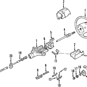 Steering Wheel - Mazda (1F69-32-980-00)