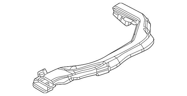 Instrument Panel Air Duct - Mazda (VA40-60-190A)