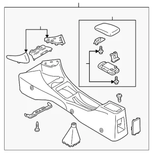 Console Assembly - Mazda (B30D-64-420B-65)