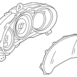 Cluster Assembly - Mazda (TA0D-55-471A)