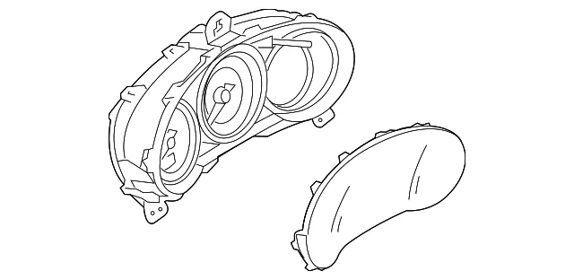 Cluster Assembly - Mazda (TK80-55-430E)