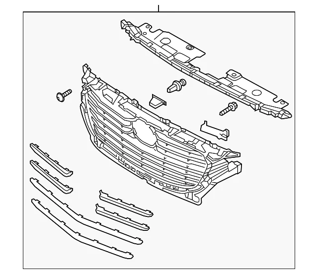 Grille Assembly - Mazda (DL8W-50-710A)