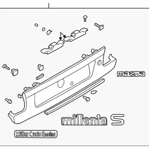 Finish Panel - Mazda (TC33-50-850-46)