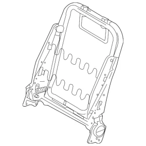 Seat Back Frame - Mazda (BBM5-88-680)