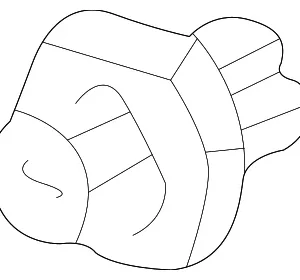 Fender Liner Rivet - Mazda (B455-56-143)