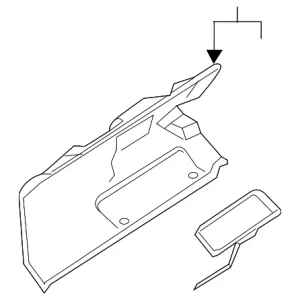 Compartment Trim - Mazda (N243-68-82X)