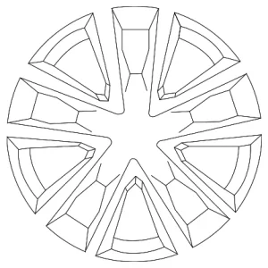 Wheel, Alloy - Mazda (9965-N0-6560)