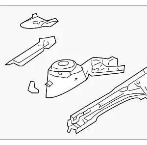 Apron Assembly - Mazda (BP4K-54-210R)