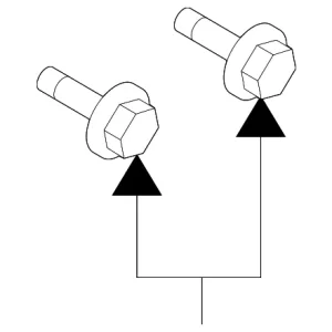 Handle, Outside Screw - Mazda (9YA0-10-610)