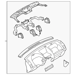 Instrument Panel - Mazda (CC29-60-400G)