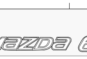 Nameplate - Mazda (GDDC-51-721A)