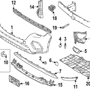 Center Molding - Mazda (KEMG-50-121)