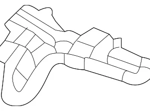 Engine Water Pump Connector - Mazda (PX4J-15-76XA)