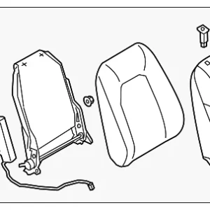 Seat Back Assembly - Mazda (KRA3-88-130-02)