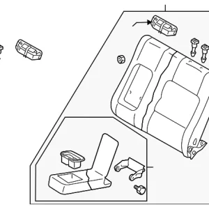 Seat Back Assembly - Mazda (GS3L-57-450D-30)