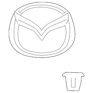 Emblem - Mazda (BHN9-51-730)