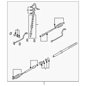 Steering Gear - Mazda (GP7B-32-110R-0E)
