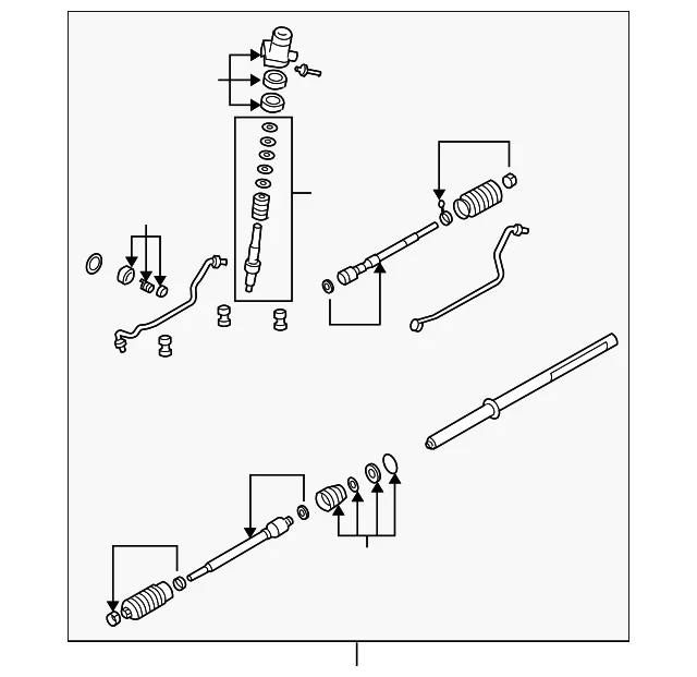 Steering Gear - Mazda (GP7B-32-110R-0E)