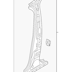 Center Pillar Reinforced - Mazda (DGH9-70-360)