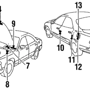 Emission Label - Mazda (HG30-69-036A)