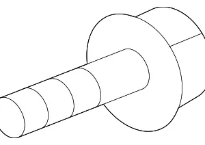 Mount Bracket Bolt - Mazda (FT1C-25-123A)