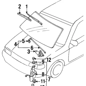 Wiper Linkage - Mazda (BR71-67-360)