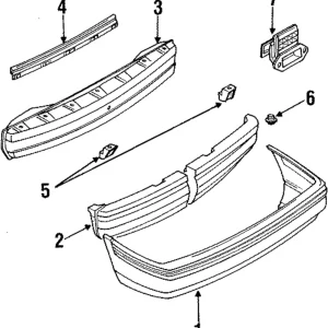 Bumper Cover - Mazda (BR71-50-221A)