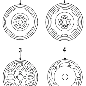 Wheel Cover - Mazda (EA70-37-170)