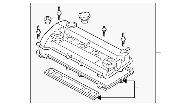 Cover Head - Mazda (L3N5-10-210C)