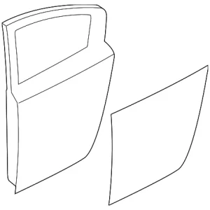 Door Shell - Mazda (BBY4-72-02XJ)