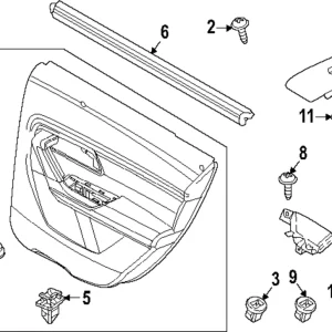 Handle Cover - Mazda (VA41-59-334-02)