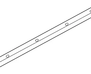 Lower Weather-Strip - Mazda (LC62-58-76X)