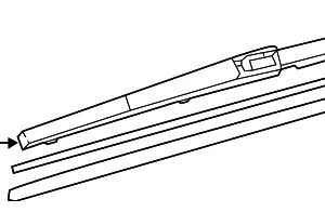 Rear Blade - Mazda (G22E-67-330)