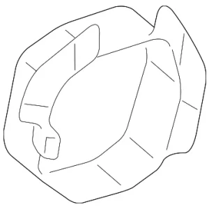 Retractor Cover - Mazda (GK2A-57-988B)