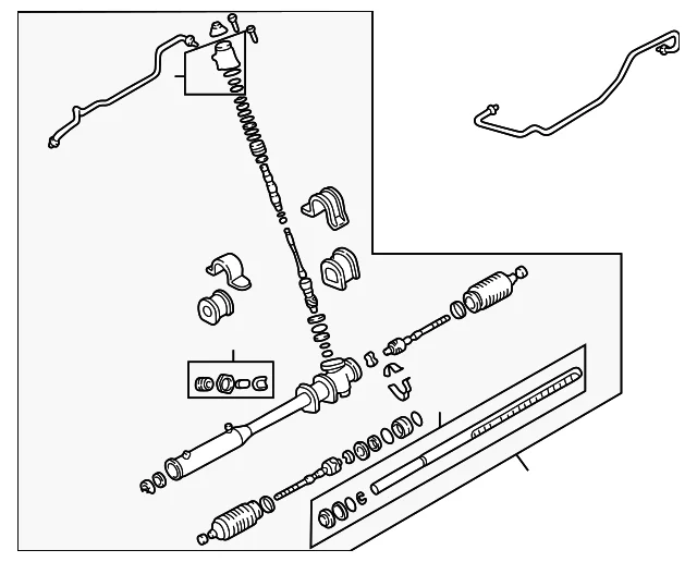 Steering Gear - Mazda (TA01-32-110R-0P)