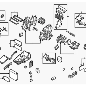 AC & Heater Assembly - Mazda (BBM5-61-130D)