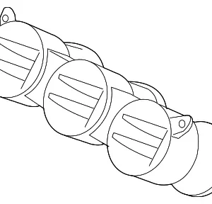 Center Outlet - Mazda (GJ6A-64-930-02)