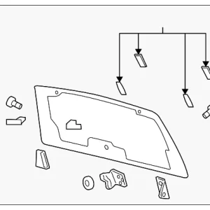 Glass Assembly - Mazda (ZZ1A-63-931)