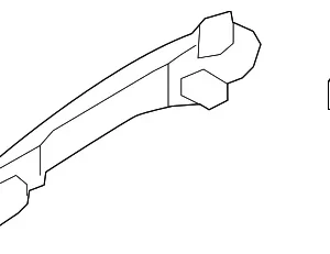 Handle, Outside - Mazda (TD84-59-410G-88)
