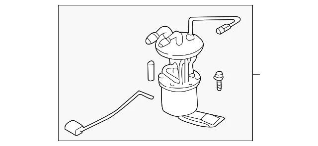 Fuel Pump Assembly - Mazda (ZZC1-13-35XA)