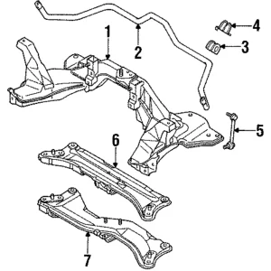 Stabilizer Bar - Mazda (GA2A-34-151)
