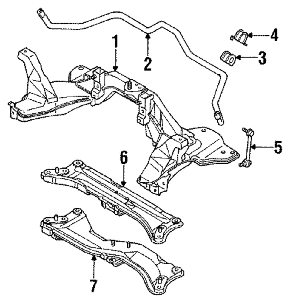 Stabilizer Bar - Mazda (GA2A-34-151)
