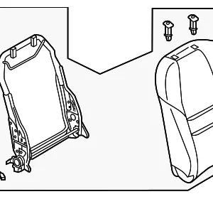 Seat Back Assembly - Mazda (TK48-88-130-02)