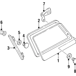 Lock - Mazda (D001-72-310A)