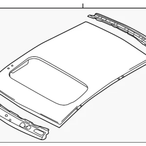 Roof Panel - Mazda (B2YK-70-60X)